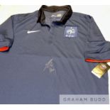 France: Hugo Lloris, captain, signed France World Cup blue shirt,