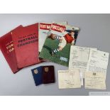 Two Football Association diaries issued to Colin Grainger