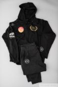 Tyson Fury black pre-fight tracksuit worn for the Deontay Wilder II