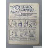 Corinthians v. Millwall F.A.Cup Replay match programme, 1930