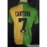 Manchester United Legend “Le God” Eric Cantona signed Newton Heath replica shirt