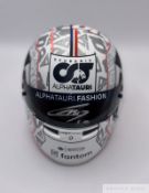Pierre Gasley (France) signed 2022 French1:2 replica helmet