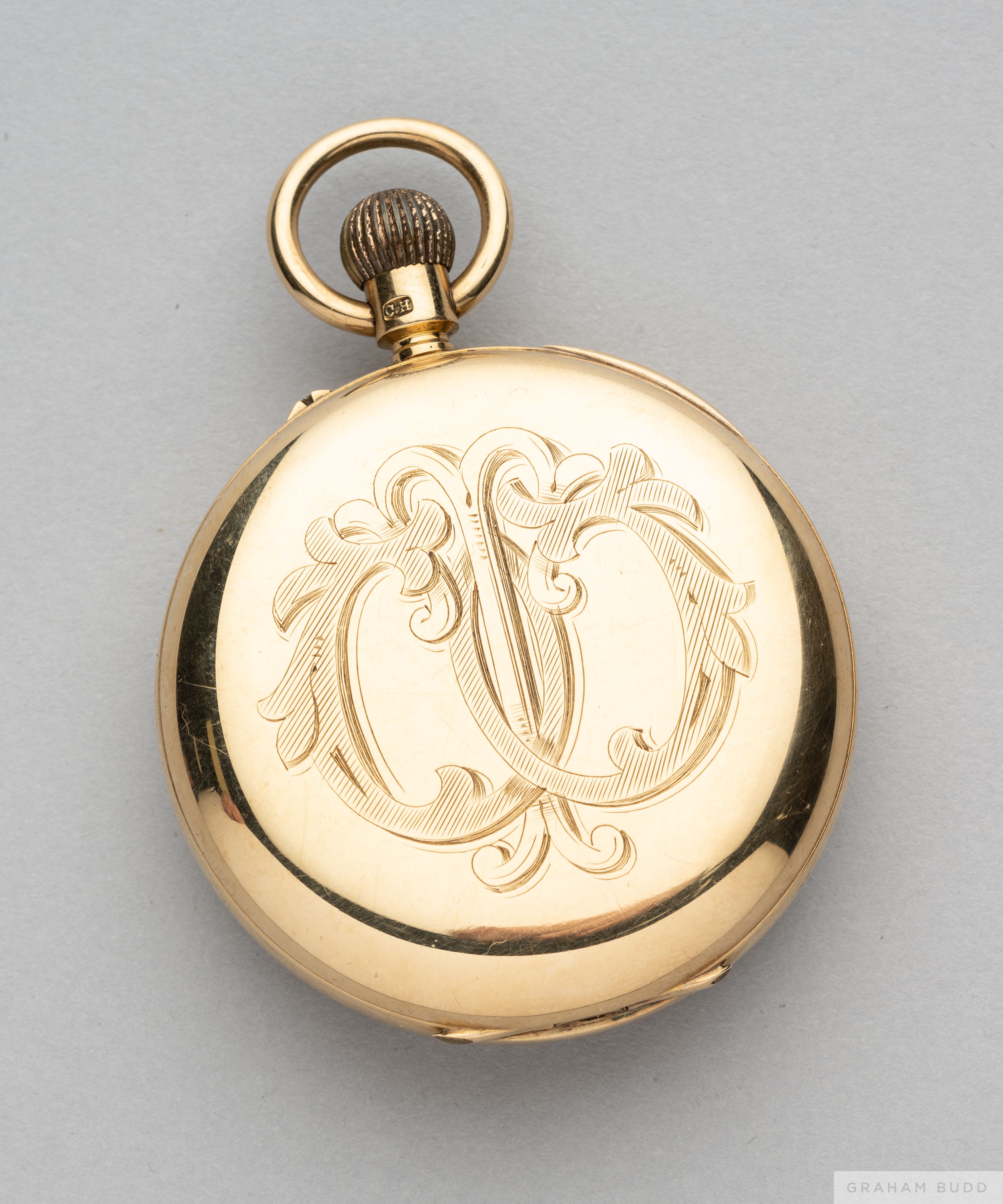 Tommy Wilson 18ct gold 1921-22 Commemmorative F.A.Cup pocket watch - Image 2 of 4