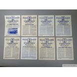 A complete run of Tottenham Hotspur home league and cup match programmes, 1960-61