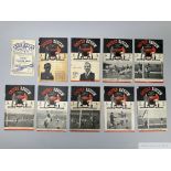 Complete run of Manchester United home league match programmes, 1948-49