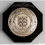 John "Budgie" Byrne West Ham United v. Liverpool 1964 Charity Shield Plaque