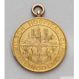 Reuben Chambers 9ct gold 1926-27 Wilson Hospital Cup winners medal