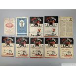 Complete run of Manchester United home league match programmes, 1947-48