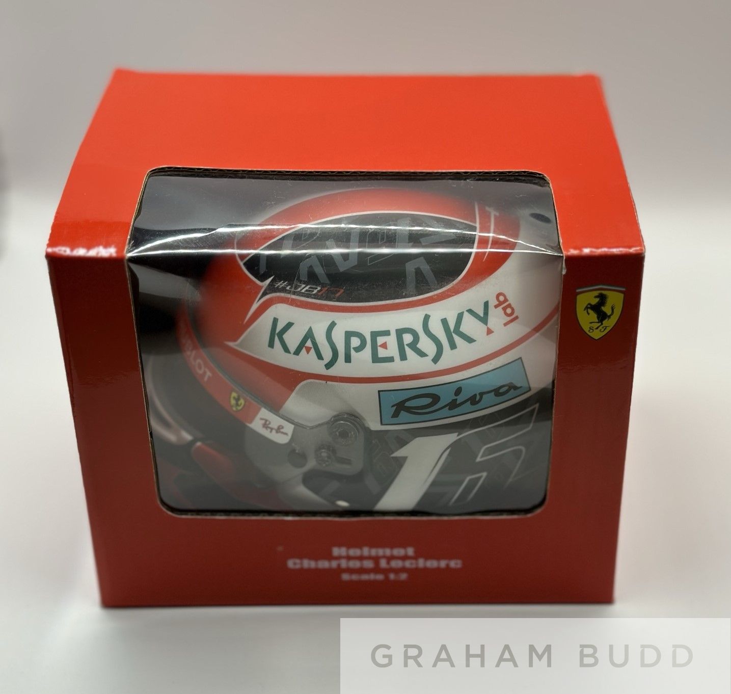 Charles LeClerc (Monaco) signed Ferrari ½ scale helmet, - Image 4 of 4