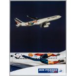 Air France World Cup 98 advertising poster