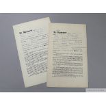 Manchester United Player's Contract for Bobby Harrop for season 1956-57