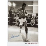 Muhammad Ali “The Greatest”, signed photograph