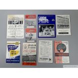 A collection of Leeds United home and away programmes