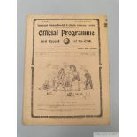 Tottenham Hotspur v. Preston North End, home match programme 20th November 1920