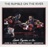 Rumble on the River Tyson v. Lewis limited edition print