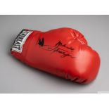 Autographed Muhammed Ali Boxing glove and signed photograph