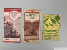 Three Sporting booklets from the 1930's