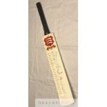 England: Essex County Cricket Club signed full size cricket bat, 2022 season team signed cricket bat