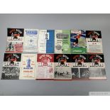 Nice collection of late 1940s to 1960s match programmes