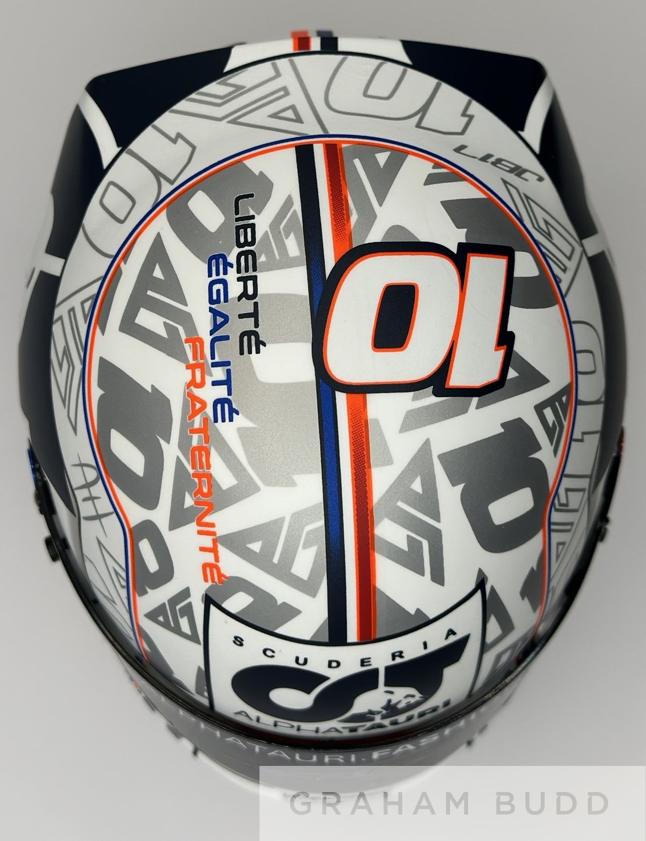 Pierre Gasley (France) signed 2022 French1:2 replica helmet - Image 2 of 5