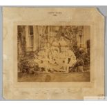 Sepia-toned photograph of Harrow Eleven 1868