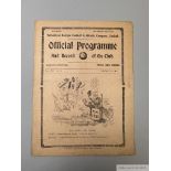 Tottenham Hotspur v. Arsenal home match programme, 15th January 1921