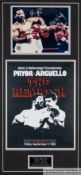 Double-signed photograph by Aaron Pryer and Alexis Arguello