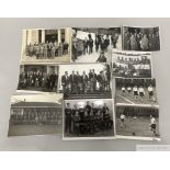 Group of 1950s press photographs originally owned by the Manchester United player John Aston senior