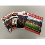 Run of Manchester United home match day programmes seasons 2009-21