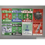 Twenty-nine Celtic home and away match programmes 1950-60s