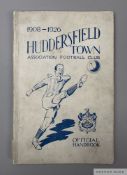 Tommy Wilson Huddersfield Town Official Handbook 1908-1926