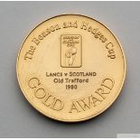 David Lloyd yellow-metal The Benson & Hedges Cup medal