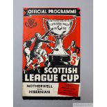 Motherwell v. Hibernian Scottish League Cup Final, 1950