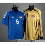 Gold No.1 Liechtenstein International goal keepers shirt