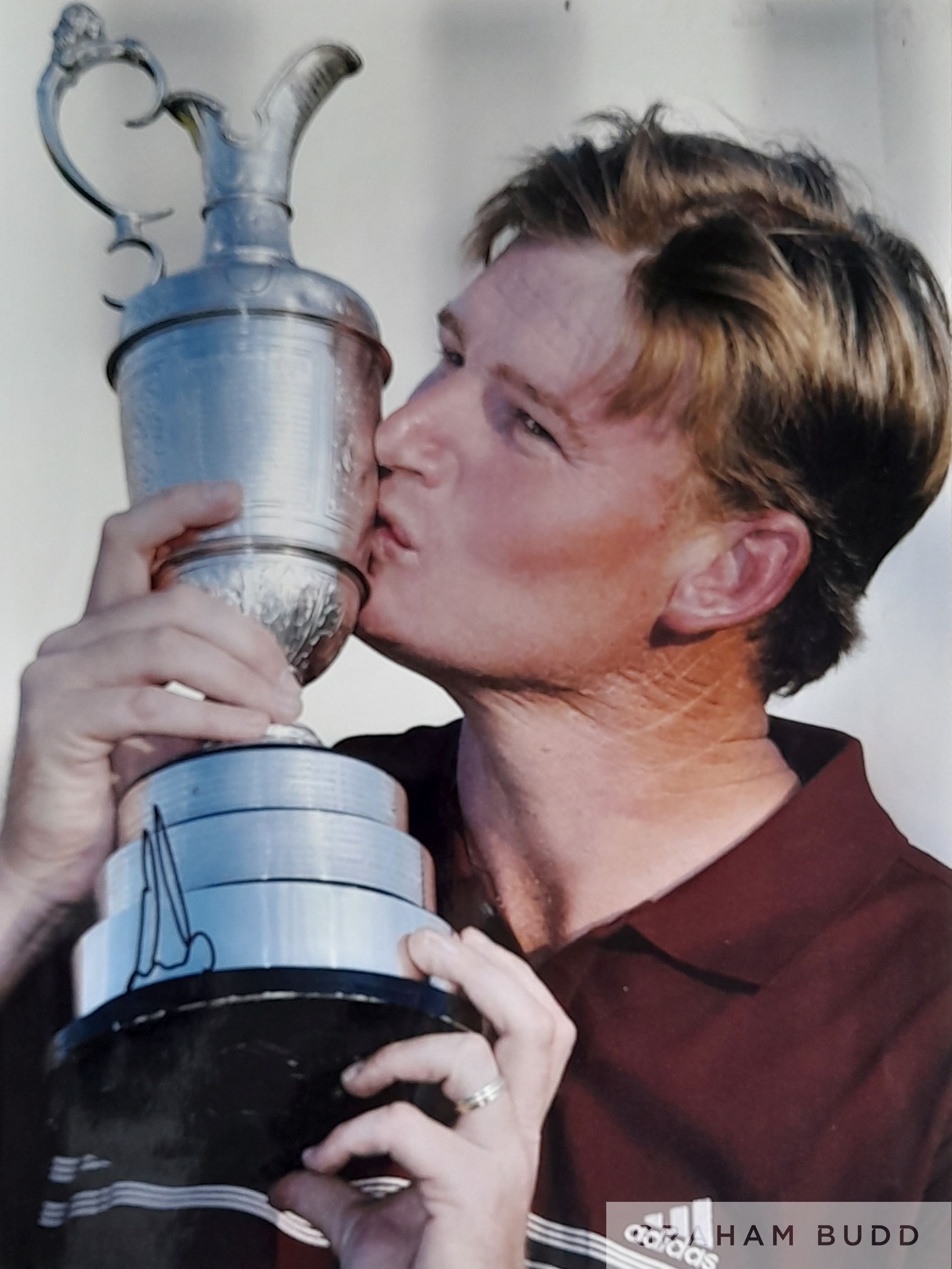 Golf: three signed photographs of golfing legends A. Palmer, E. Els & T. Jacklin - Image 2 of 3