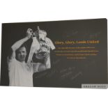 Leeds United1972 FA Cup Winners signed canvas,