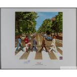 "El Beatle" limited edition print No.14. of 150 featuring and signed by George Best