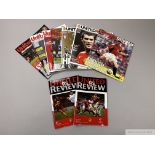Run of Manchester United home match day programmes seasons 1999-2008