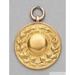 1883-84 gold F.A. Cup winner's medal awarded to Joe Sowerbutts of Blackburn Rove