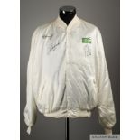 White Kick Aids '88 autographed jacket