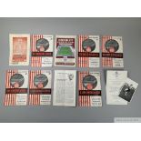 Eight Sunderland AFC home and away programmes from 1956-57 to 1959-60,