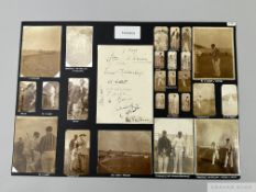 Cricket unique collage of Lancashire Cricket Club, 1923,