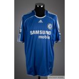 Nicolas Anelka blue No.39 Chelsea short sleeved shirt 2006-08