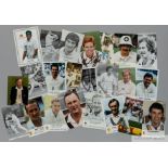 Fifty-eight cricket related signed cards
