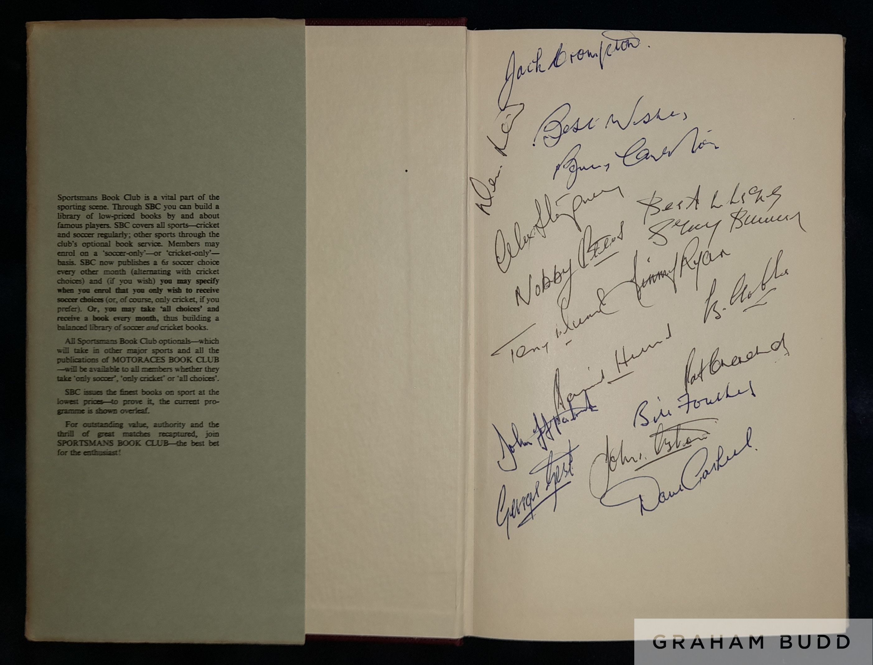 Bobby Charlton My Soccer Life multi signed book by his team mates from the Busby Babes era - Image 2 of 5