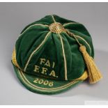Green Republic of Ireland International cap, 2006