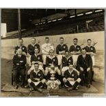 An Arsenal 1930 F.A.Cup-winners team line-up photograph