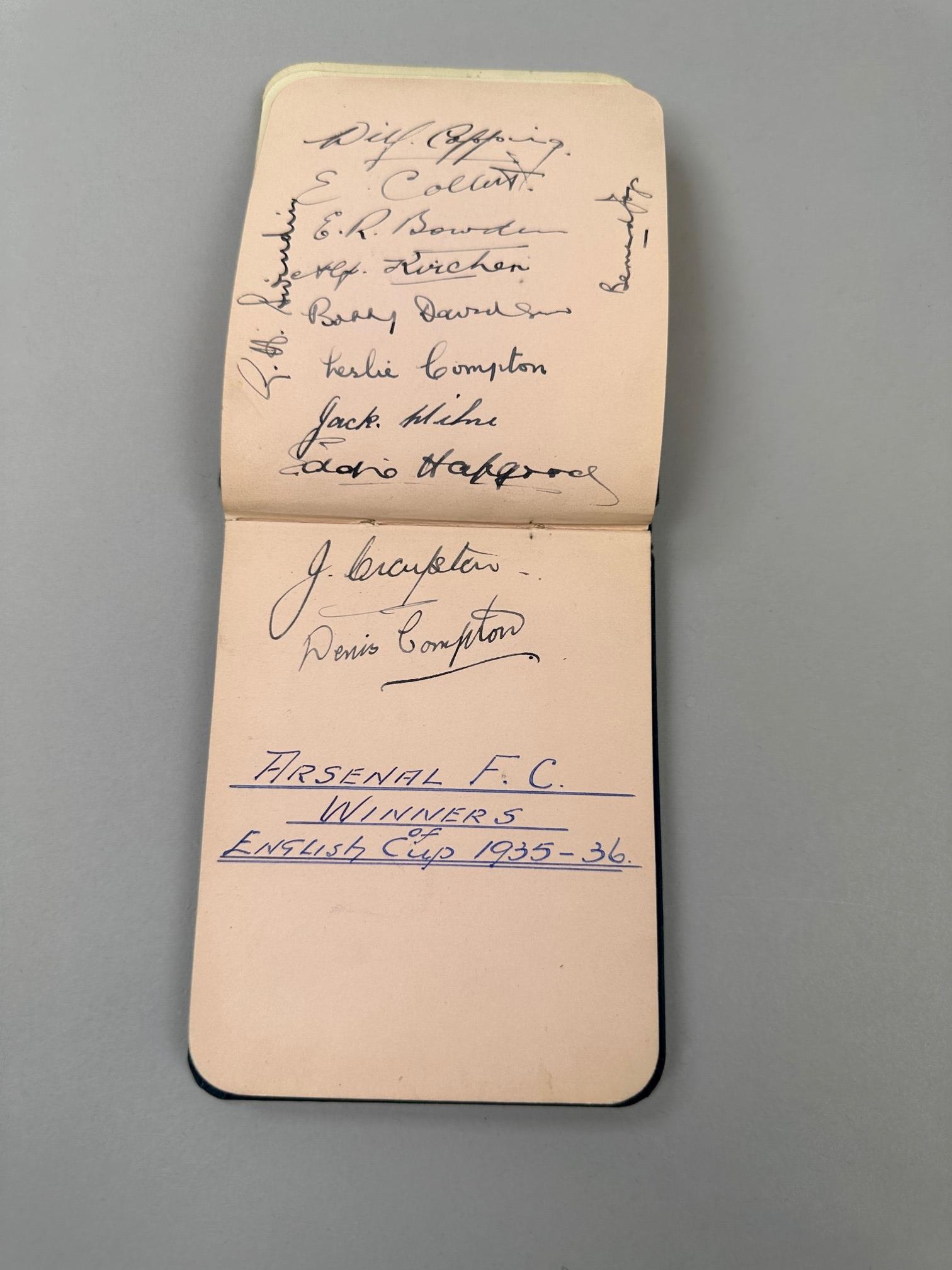 An interesting and extensive autograph album containing team autographs from the 1930s - Image 9 of 19