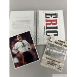 Photograph collection featuring Manchester United's Eric Cantona,