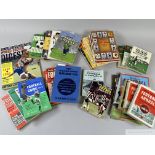 Collection of football annuals,